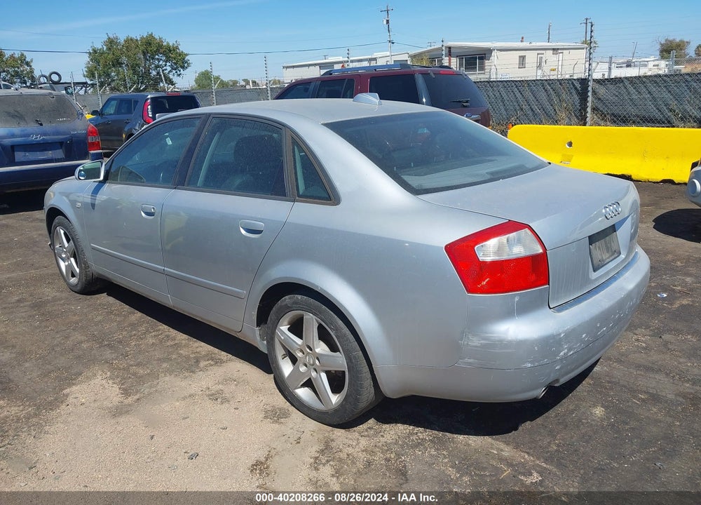 2004 AUDI A4 1.8T VIN: WAULC68E24A183275
