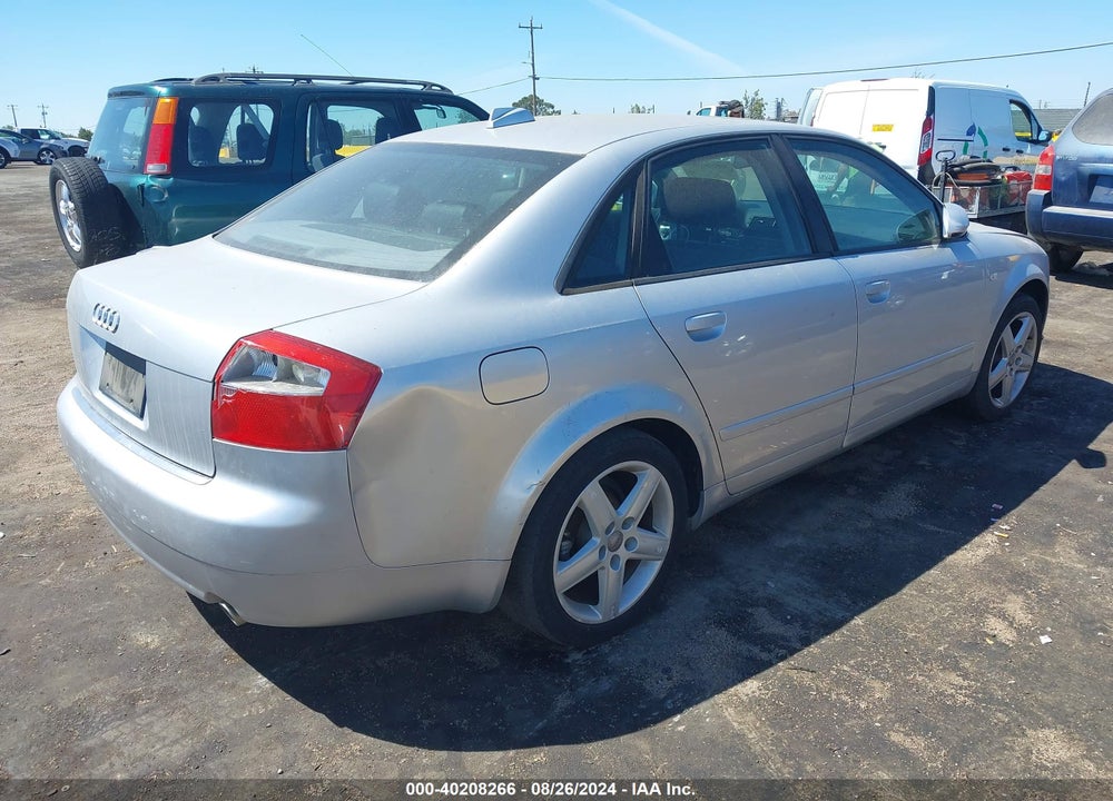 2004 AUDI A4 1.8T VIN: WAULC68E24A183275