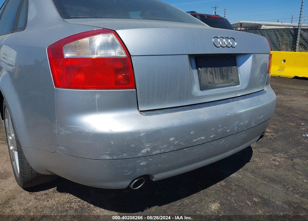 2004 AUDI A4 1.8T VIN: WAULC68E24A183275