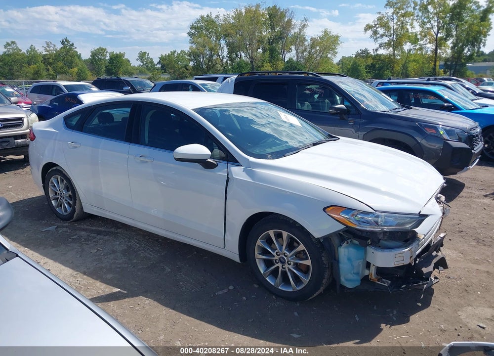 2017 FORD FUSION SE VIN: 3FA6P0H76HR235317