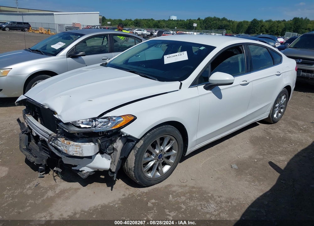 2017 FORD FUSION SE VIN: 3FA6P0H76HR235317