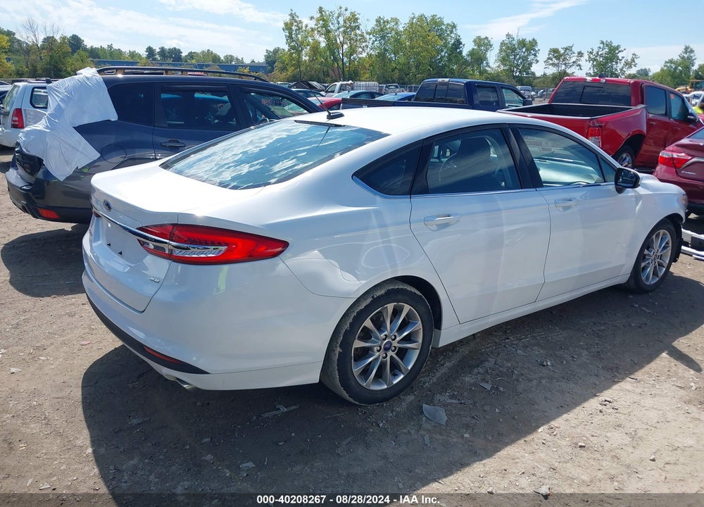 2017 FORD FUSION SE VIN: 3FA6P0H76HR235317