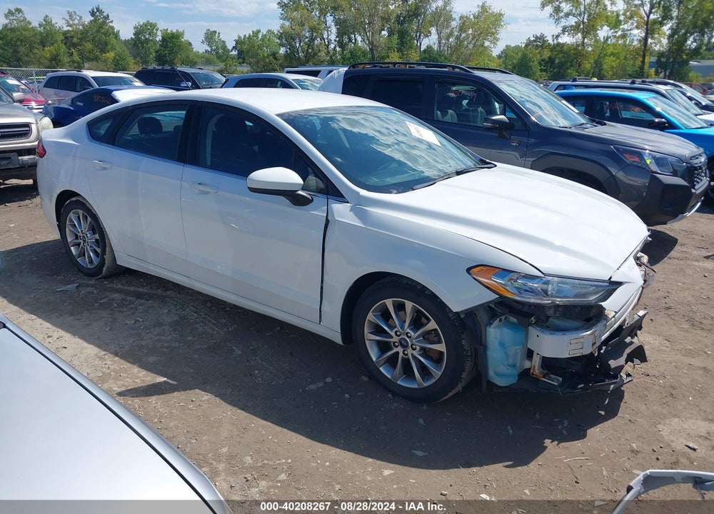 2017 FORD FUSION SE VIN: 3FA6P0H76HR235317