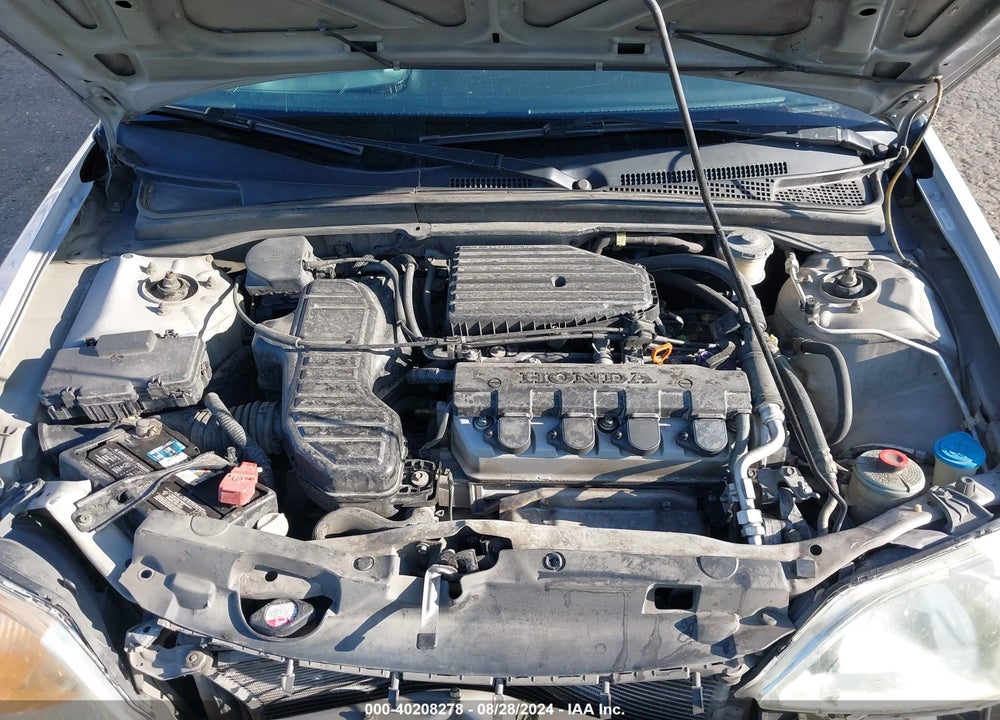 2002 HONDA CIVIC LX VIN: 1HGES16552L080083