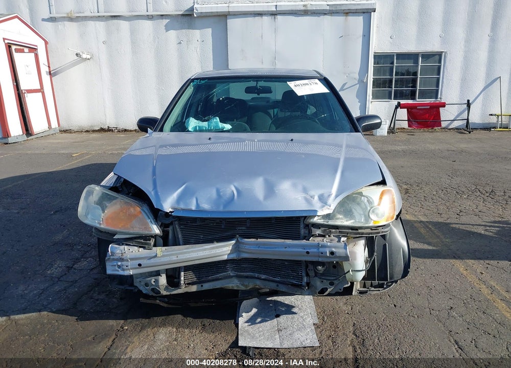 2002 HONDA CIVIC LX VIN: 1HGES16552L080083
