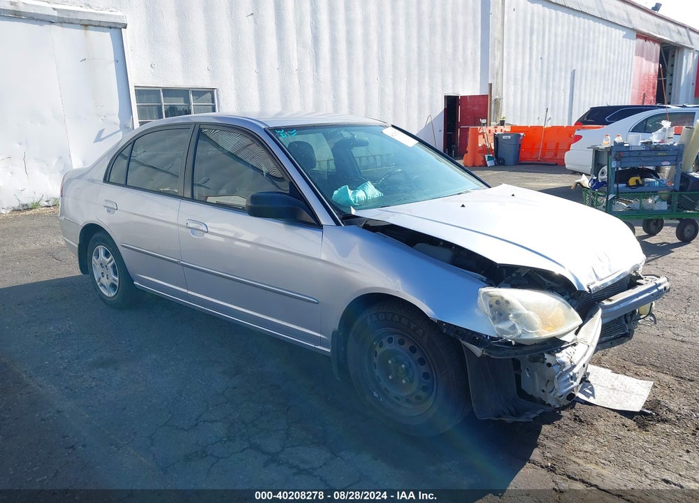 2002 HONDA CIVIC LX VIN: 1HGES16552L080083