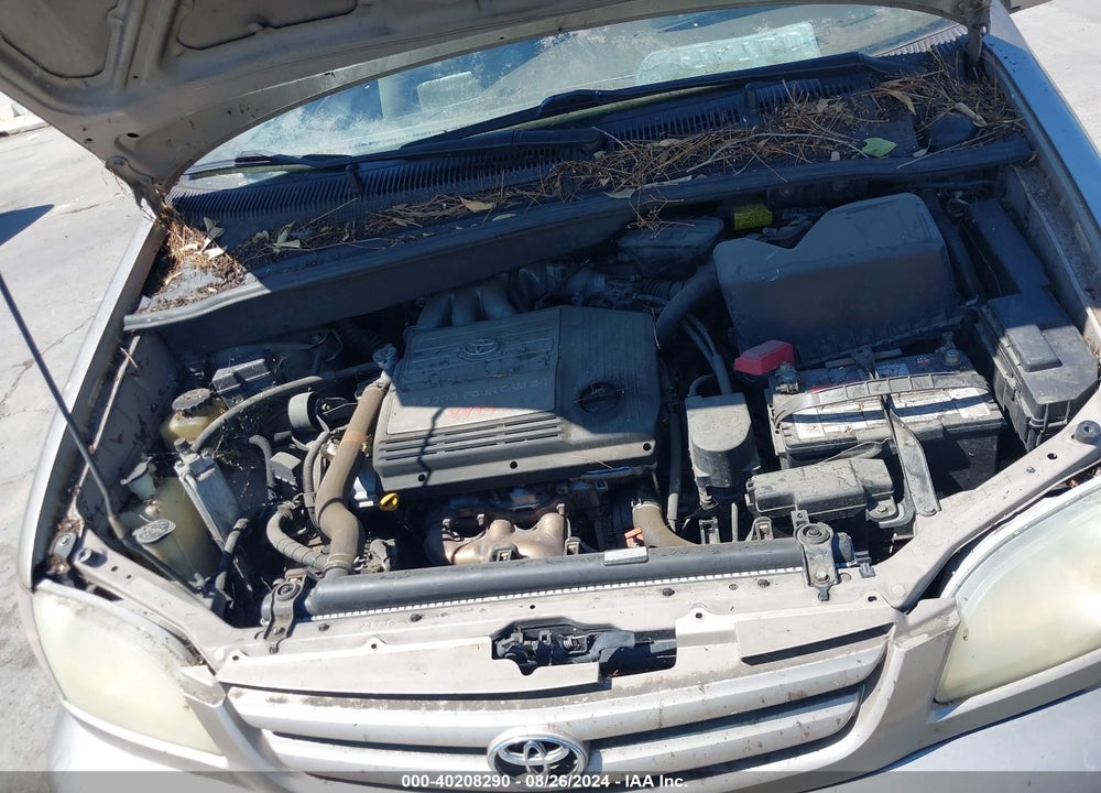 2001 TOYOTA SIENNA XLE VIN: 4T3ZF13C81U394622