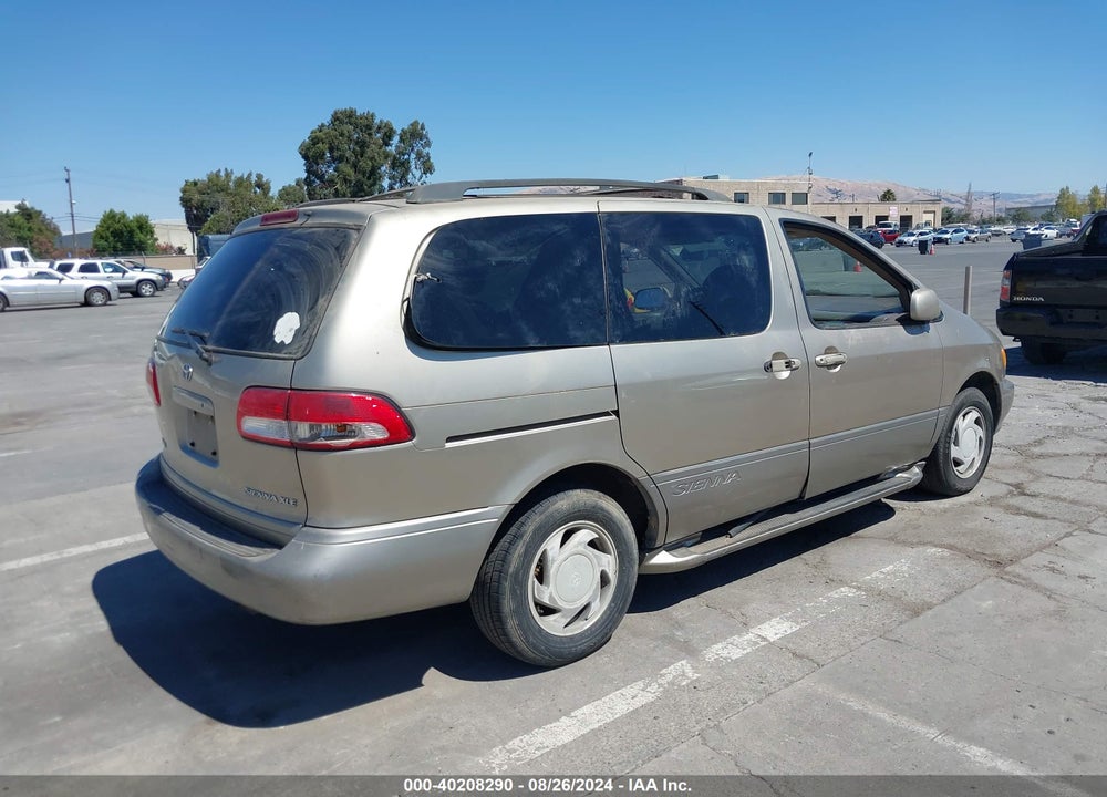 2001 TOYOTA SIENNA XLE VIN: 4T3ZF13C81U394622