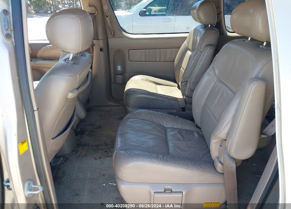 2001 TOYOTA SIENNA XLE VIN: 4T3ZF13C81U394622
