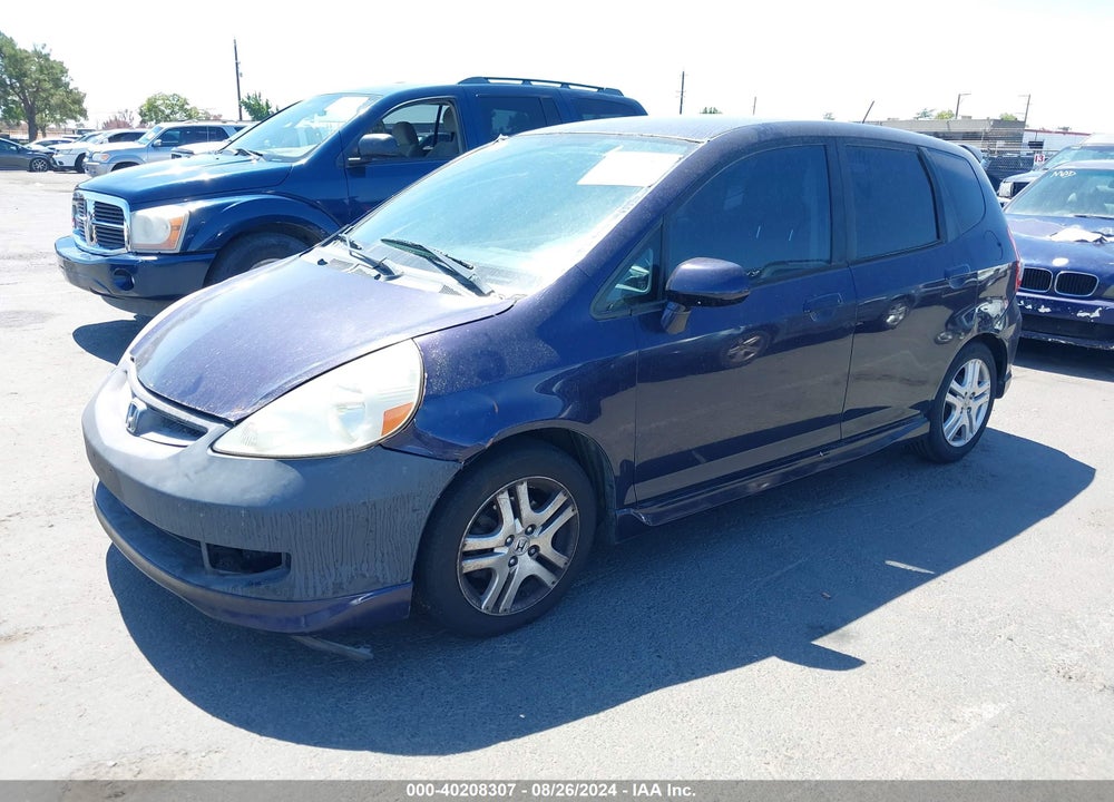 2008 HONDA FIT SPORT VIN: JHMGD38608S028649