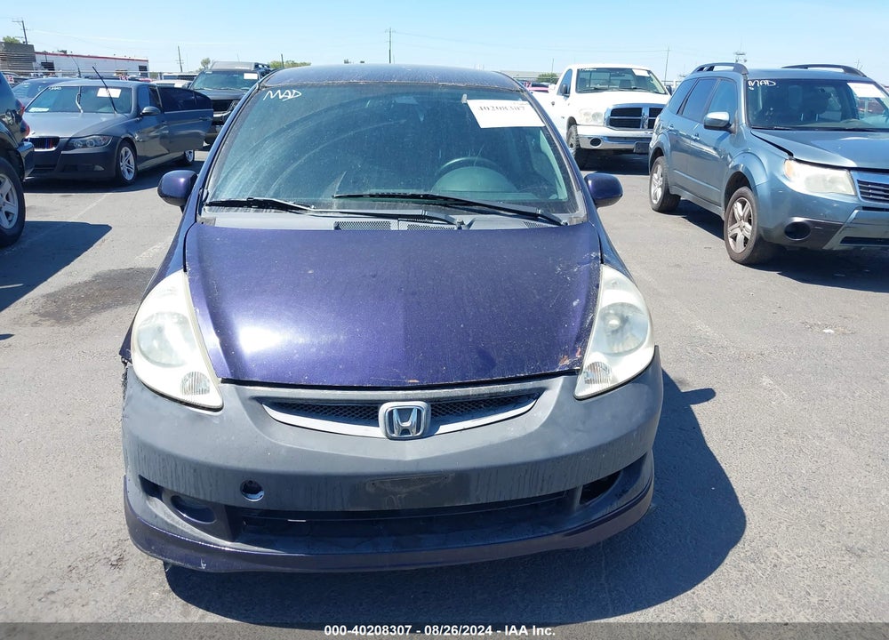 2008 HONDA FIT SPORT VIN: JHMGD38608S028649