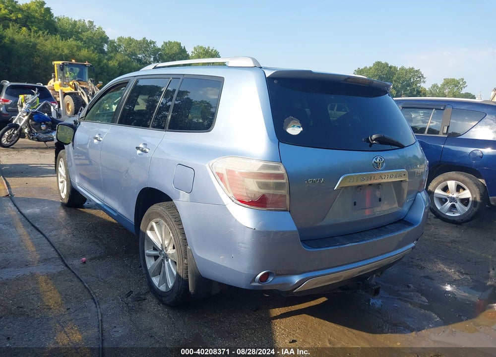 2008 TOYOTA HIGHLANDER HYBRID LIMITED VIN: JTEEW44A082017200