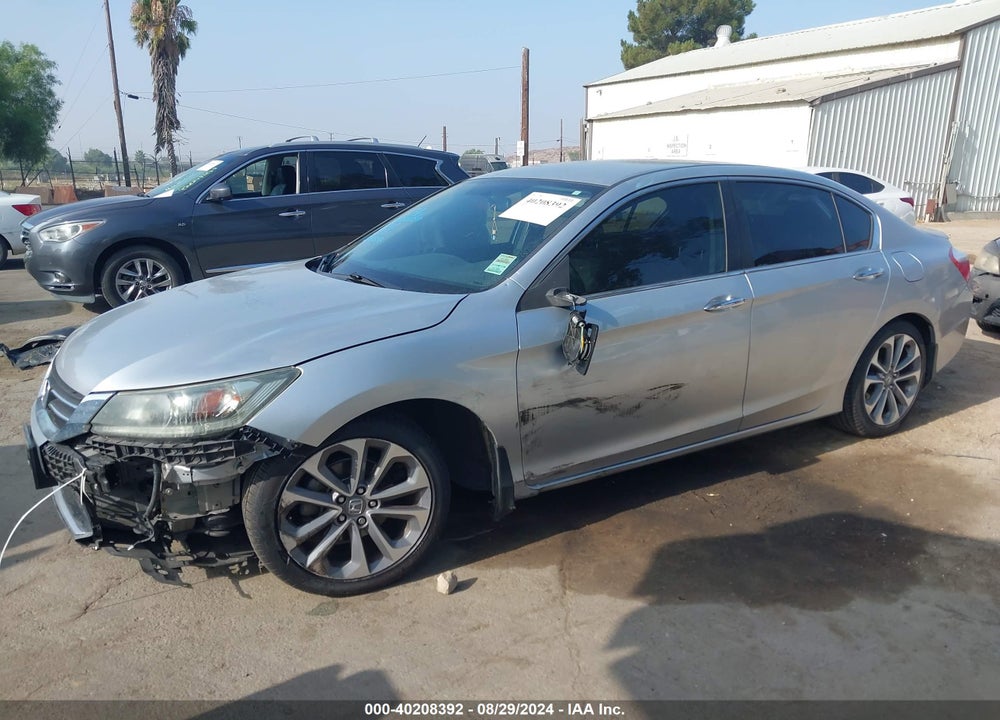 2014 HONDA ACCORD SPORT VIN: 1HGCR2F56EA167953