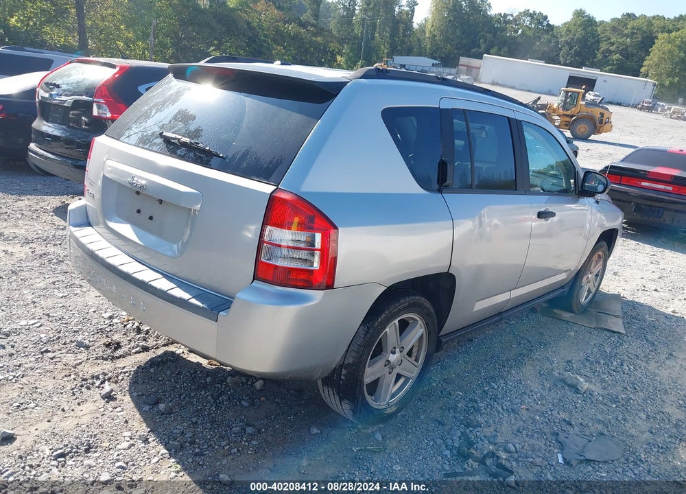 2007 JEEP COMPASS SPORT VIN: 1J8FF47W37D429543