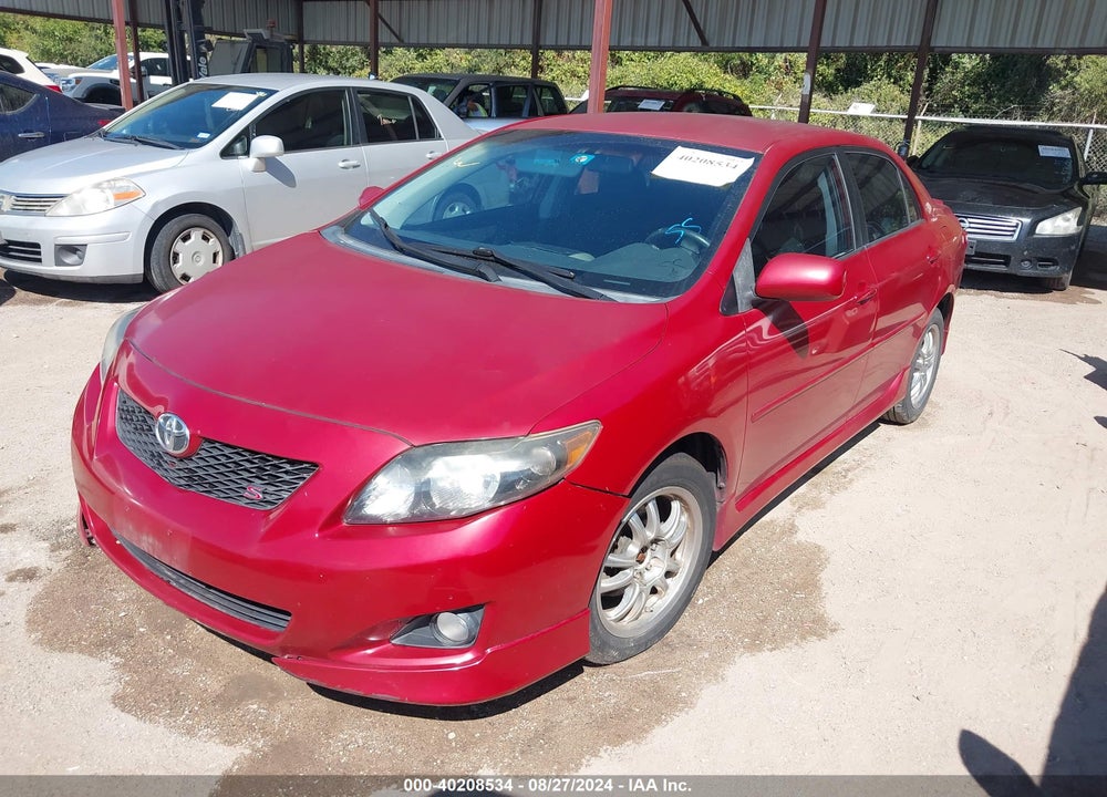 2009 TOYOTA COROLLA S VIN: 1NXBU40E19Z021330