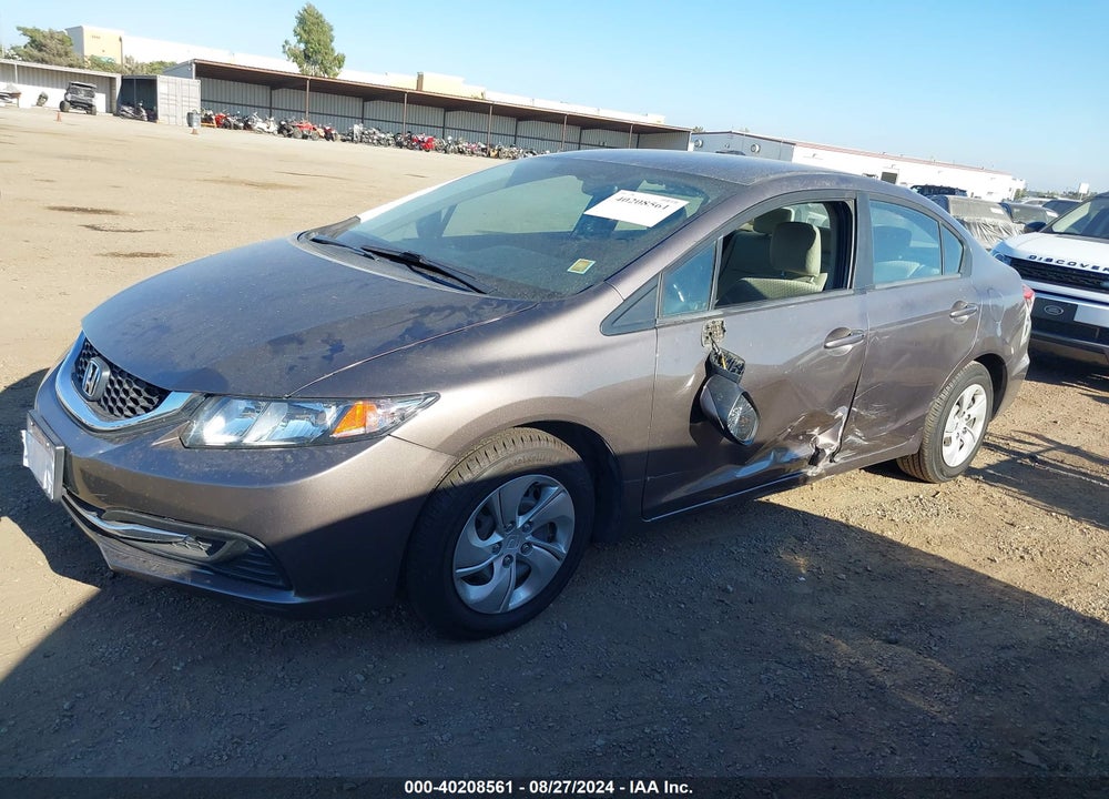 2015 HONDA CIVIC LX VIN: 19XFB2F57FE201395