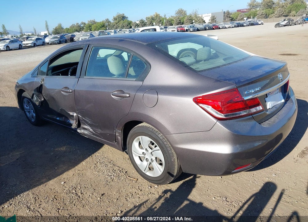 2015 HONDA CIVIC LX VIN: 19XFB2F57FE201395