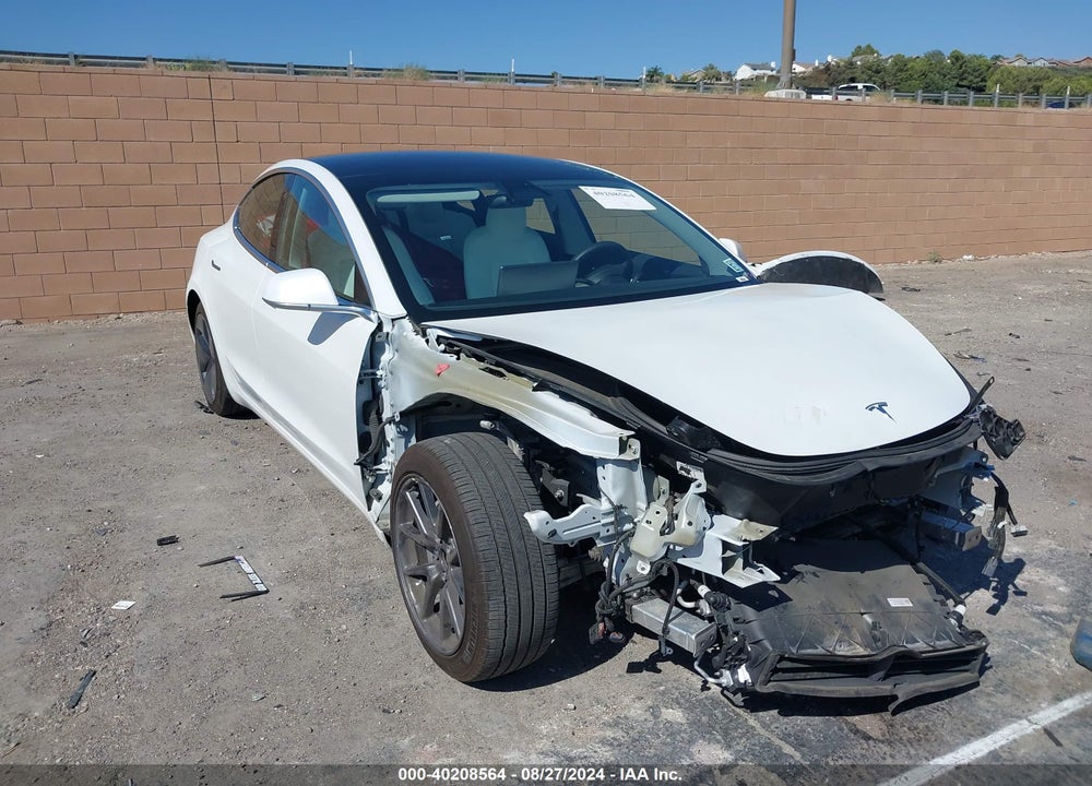 2020 TESLA MODEL 3 LONG RANGE DUAL MOTOR ALL-WHEEL DRIVE VIN: 5YJ3E1EB5LF639656