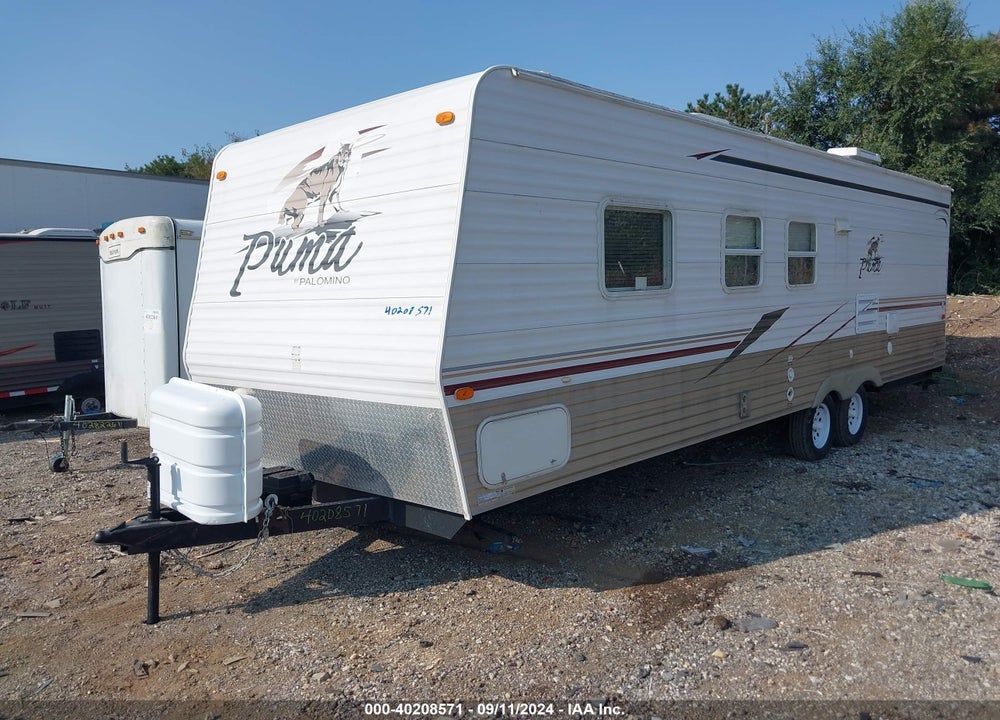 2007 PALOMINO PUMA VIN: 4X4TPUC227P009971