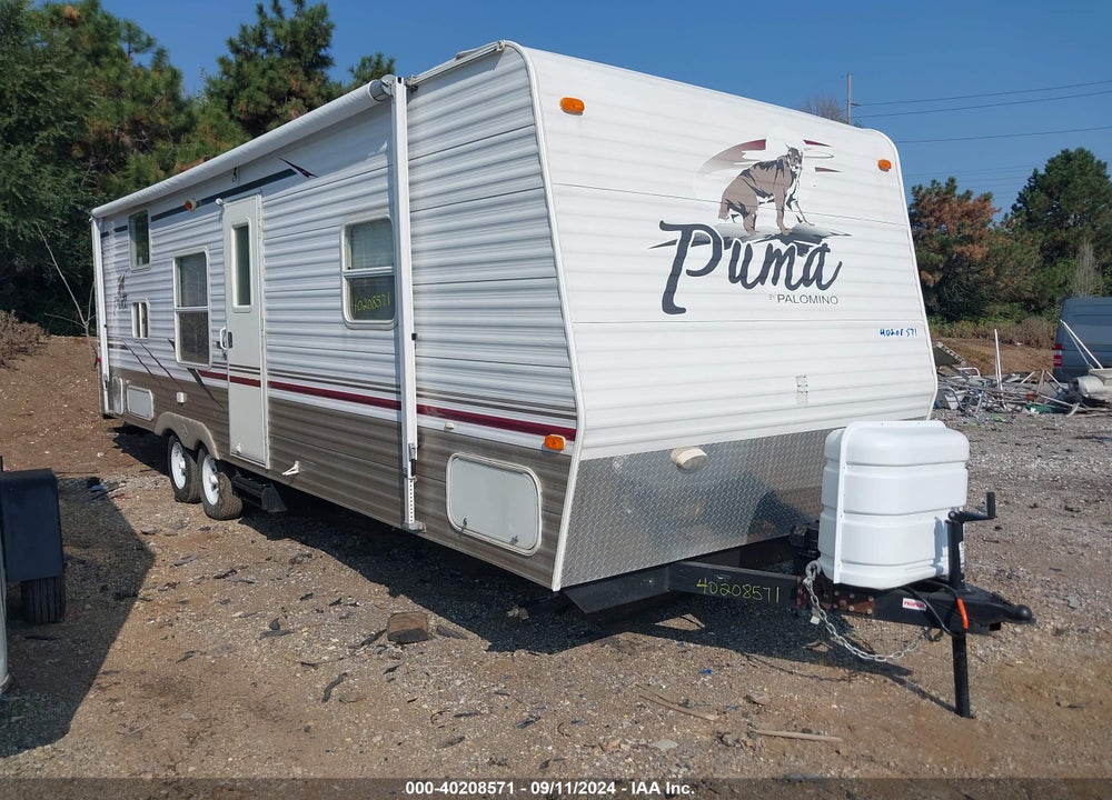 2007 PALOMINO PUMA VIN: 4X4TPUC227P009971