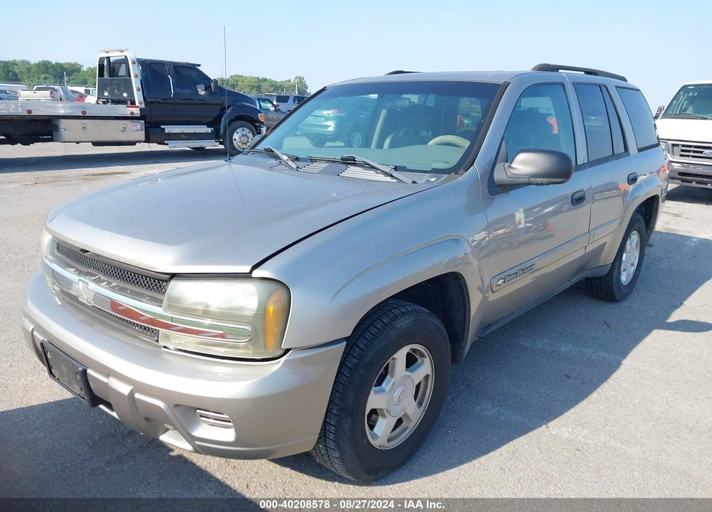 2002 CHEVROLET TRAILBLAZER LS VIN: 1GNDT13S822387195