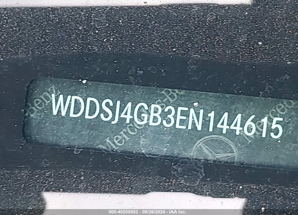 2014 MERCEDES-BENZ CLA 250 4MATIC VIN: WDDSJ4GB3EN144615