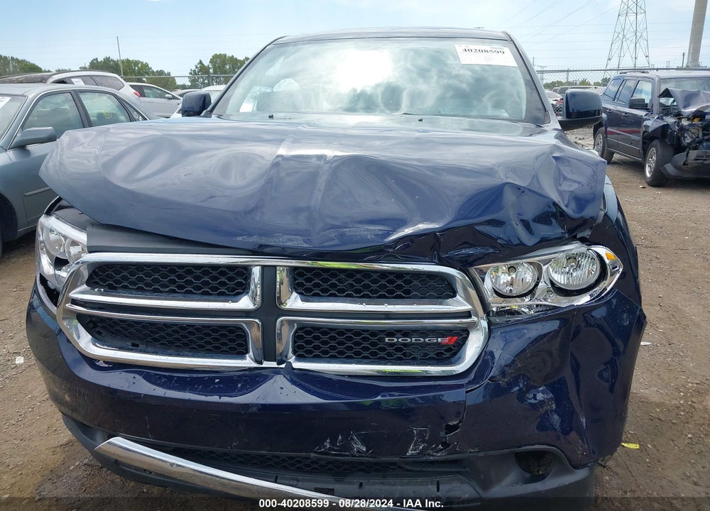 2012 DODGE DURANGO SXT VIN: 1C4RDJAG3CC207224