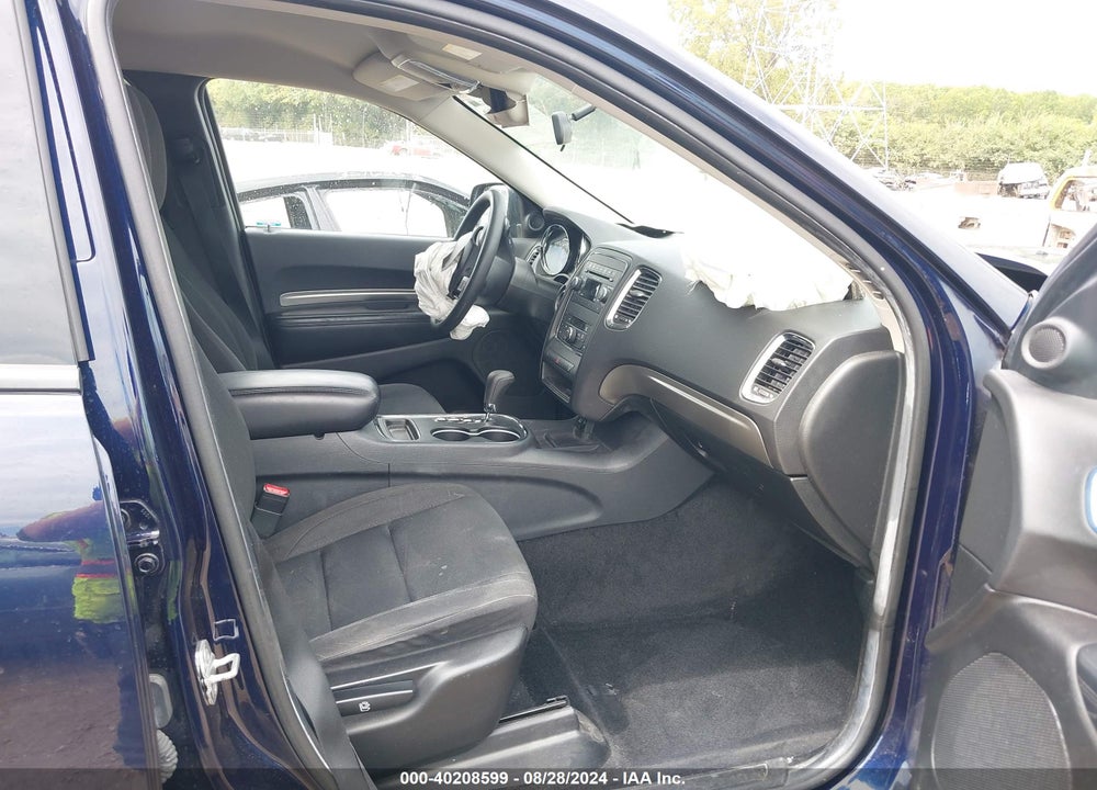 2012 DODGE DURANGO SXT VIN: 1C4RDJAG3CC207224