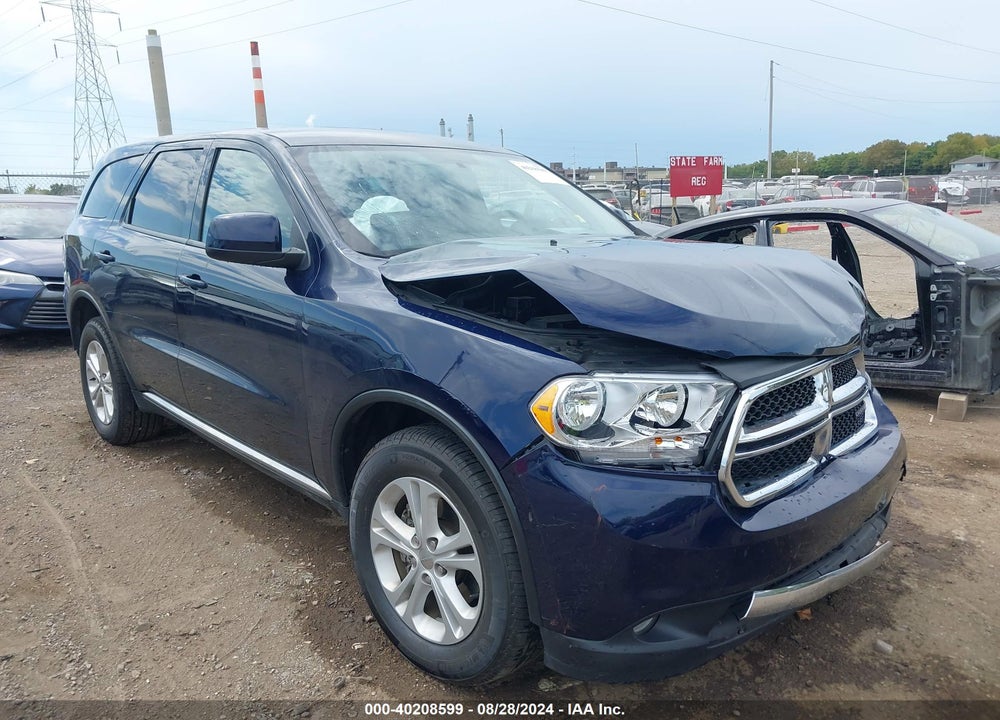 2012 DODGE DURANGO SXT VIN: 1C4RDJAG3CC207224