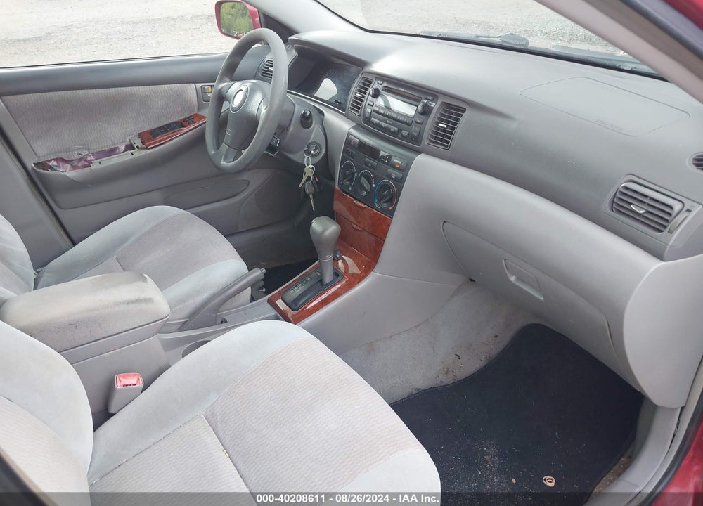 2007 TOYOTA COROLLA LE VIN: 2T1BR32E17C826512