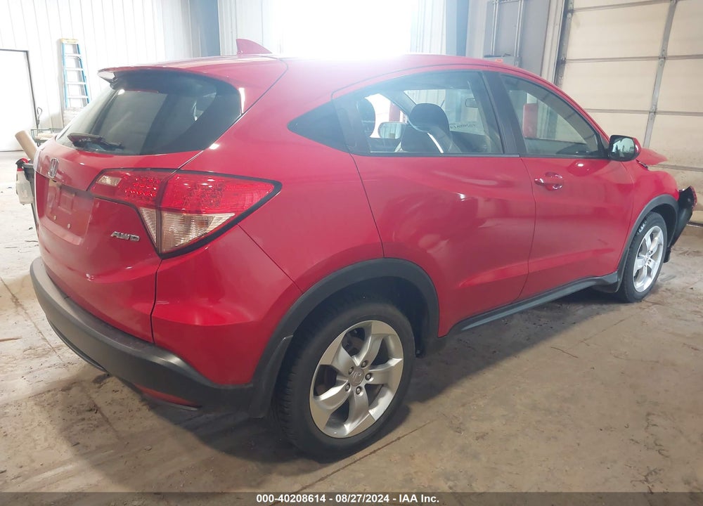 2016 HONDA HR-V LX VIN: 3CZRU6H37GM710687