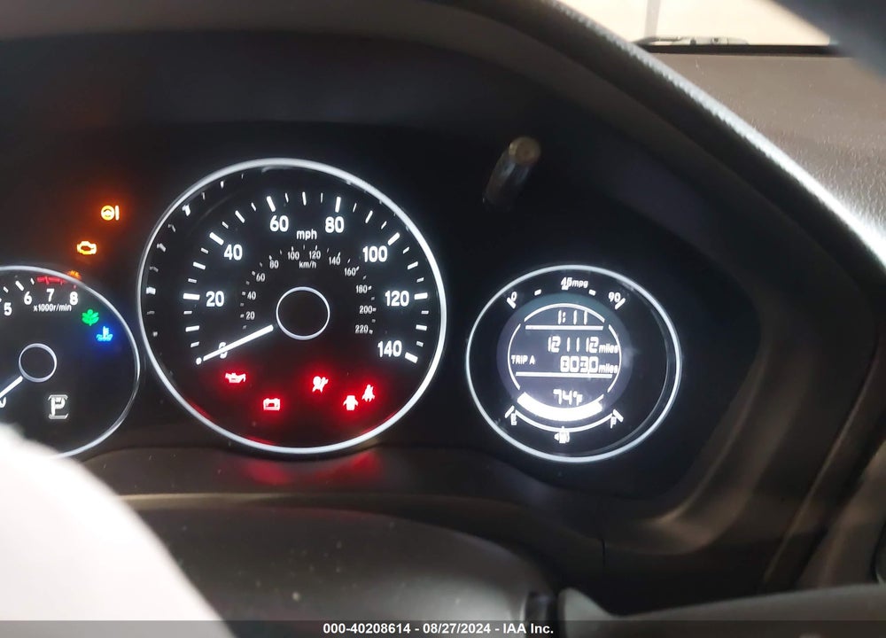 2016 HONDA HR-V LX VIN: 3CZRU6H37GM710687