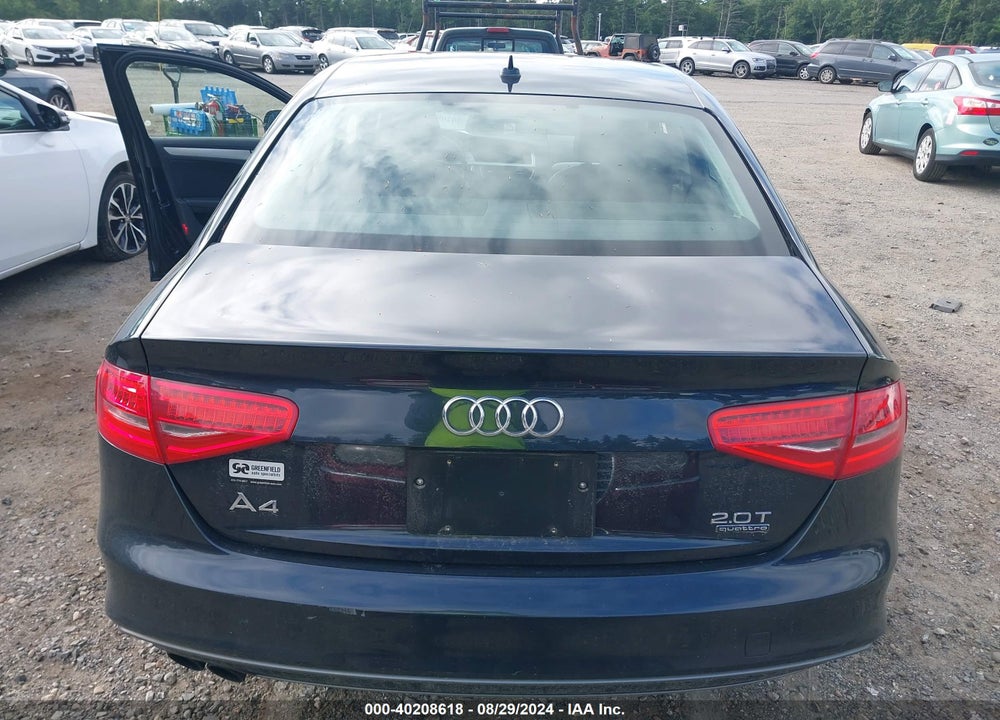 2016 AUDI A4 2.0T PREMIUM VIN: WAUBFAFL8GN008887