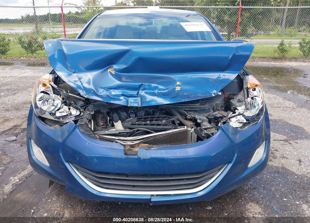 2013 HYUNDAI ELANTRA GLS VIN: KMHDH4AE5DU945063