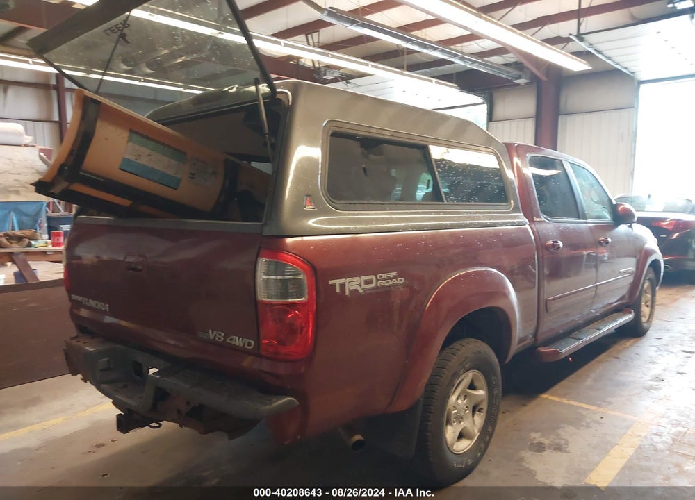 2004 TOYOTA TUNDRA LIMITED V8 VIN: 5TBDT48104S455309