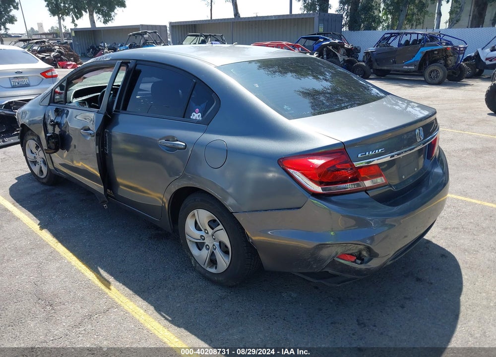 2013 HONDA CIVIC LX VIN: 19XFB2F5XDE276038
