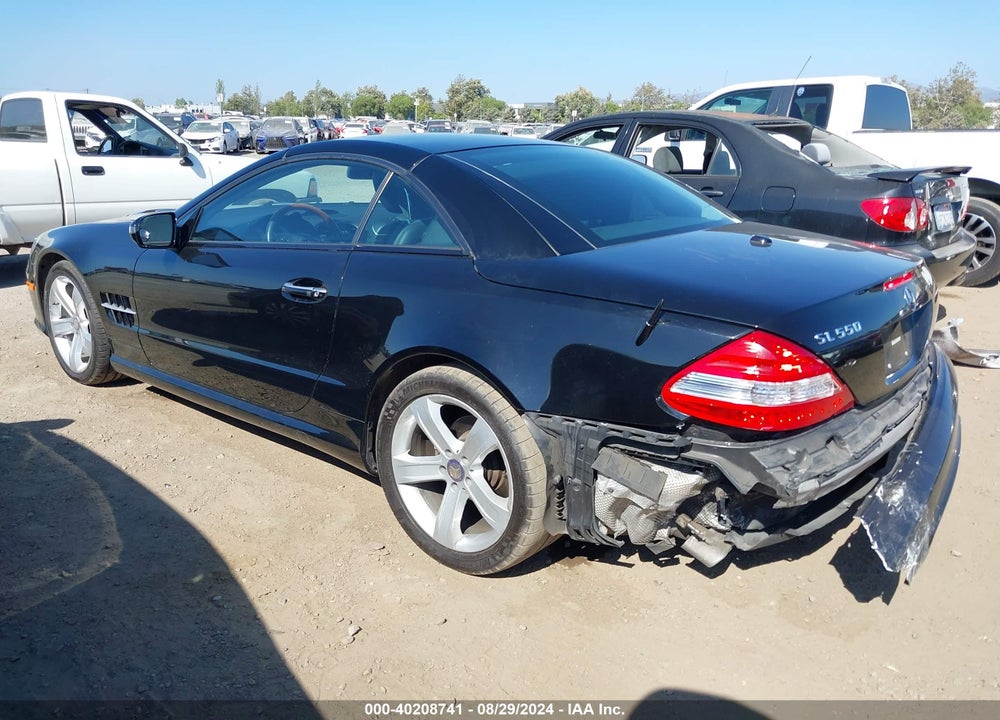2009 MERCEDES-BENZ SL 550 VIN: WDBSK71F39F148523