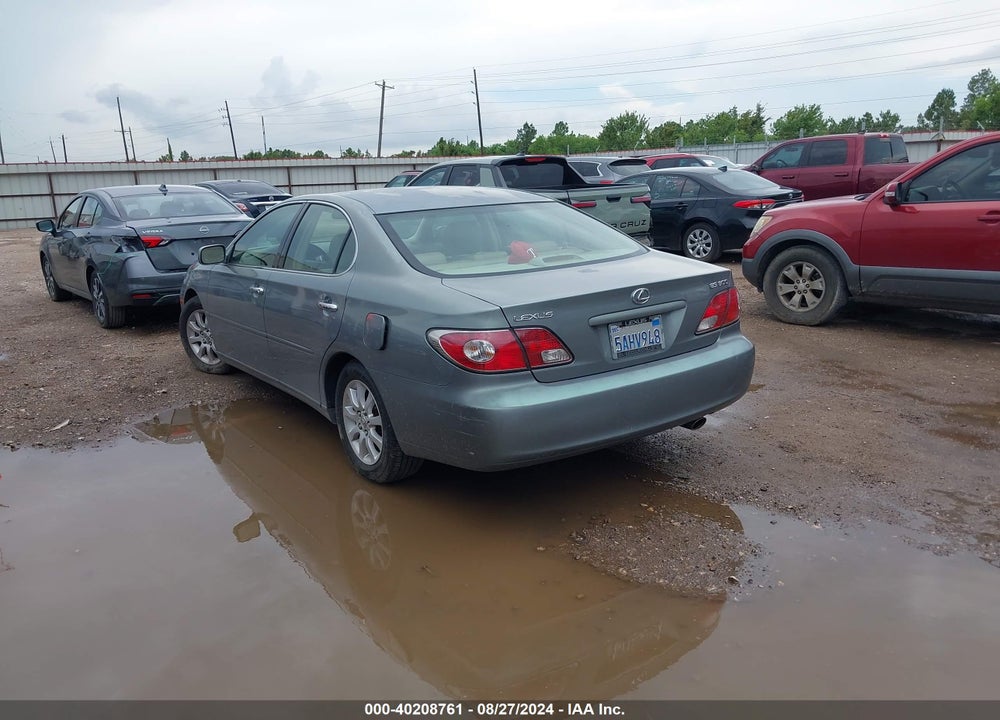 2003 LEXUS ES 300 VIN: JTHBF30GX30109591