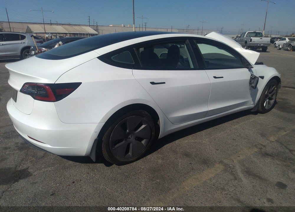 2022 TESLA MODEL 3 REAR-WHEEL DRIVE VIN: 5YJ3E1EA2NF125404