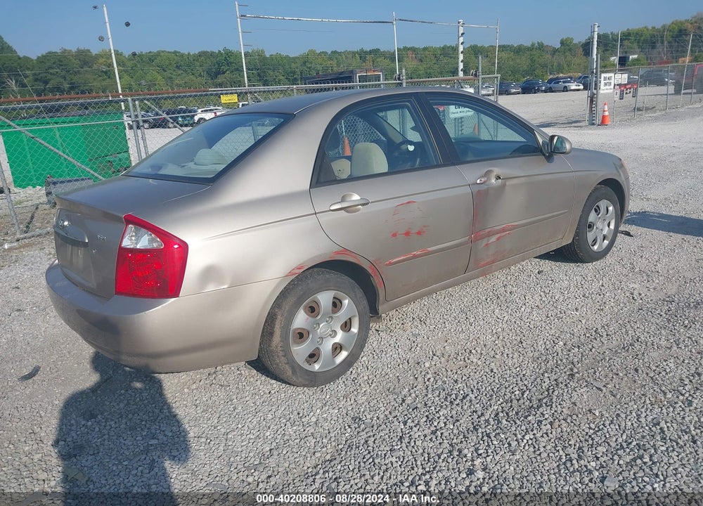 2006 KIA SPECTRA EX/LX/SX VIN: KNAFE121165313221