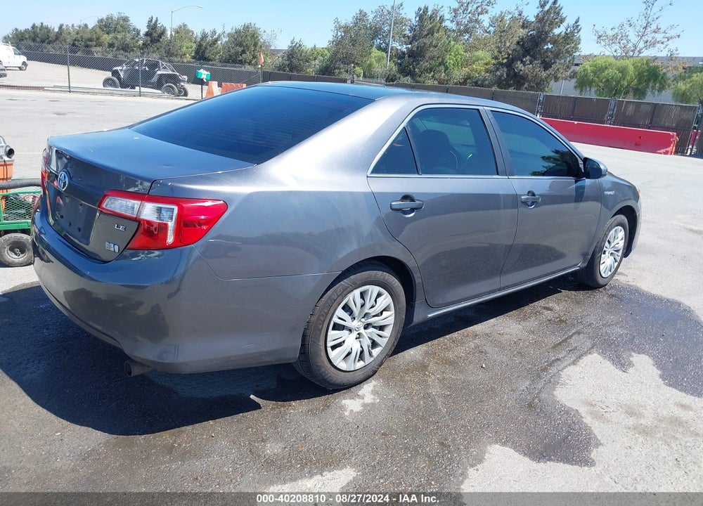 2013 TOYOTA CAMRY HYBRID LE VIN: 4T1BD1FK4DU093126