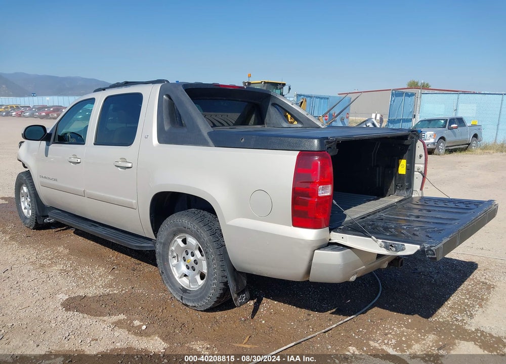 2008 CHEVROLET AVALANCHE 1500 LT VIN: 3GNFK12378G302451