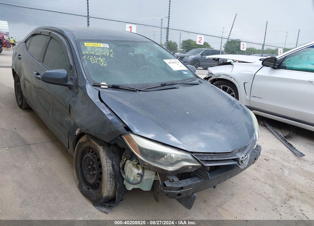 2016 TOYOTA COROLLA LE VIN: 5YFBURHE6GP412540