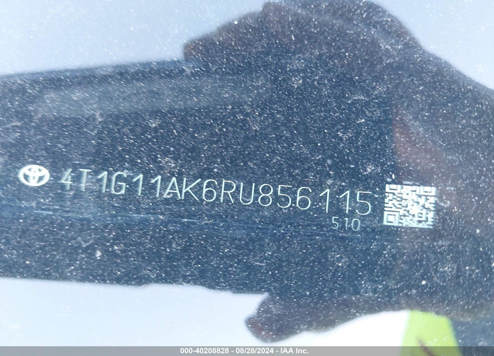 2024 TOYOTA CAMRY SE VIN: 4T1G11AK6RU856115