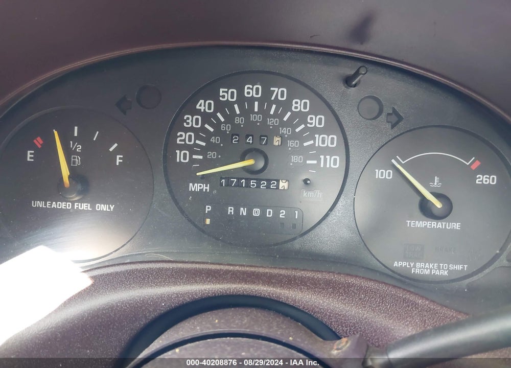 1996 CHEVROLET LUMINA VIN: 2G1WL52M0T1109249