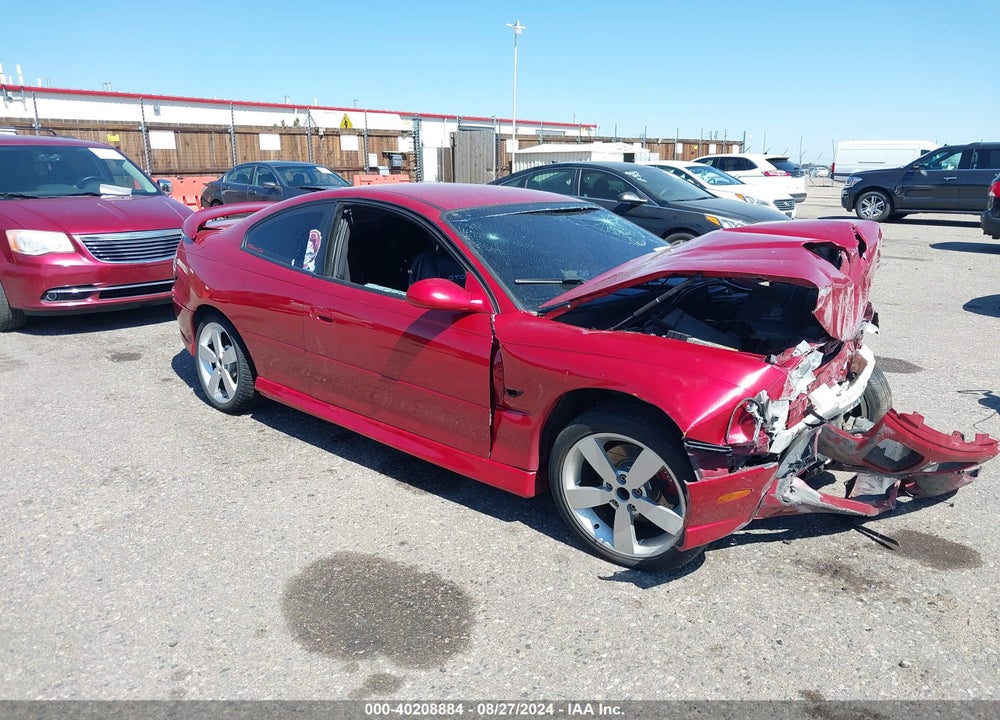 2006 PONTIAC GTO VIN: 6G2VX12UX6L540770