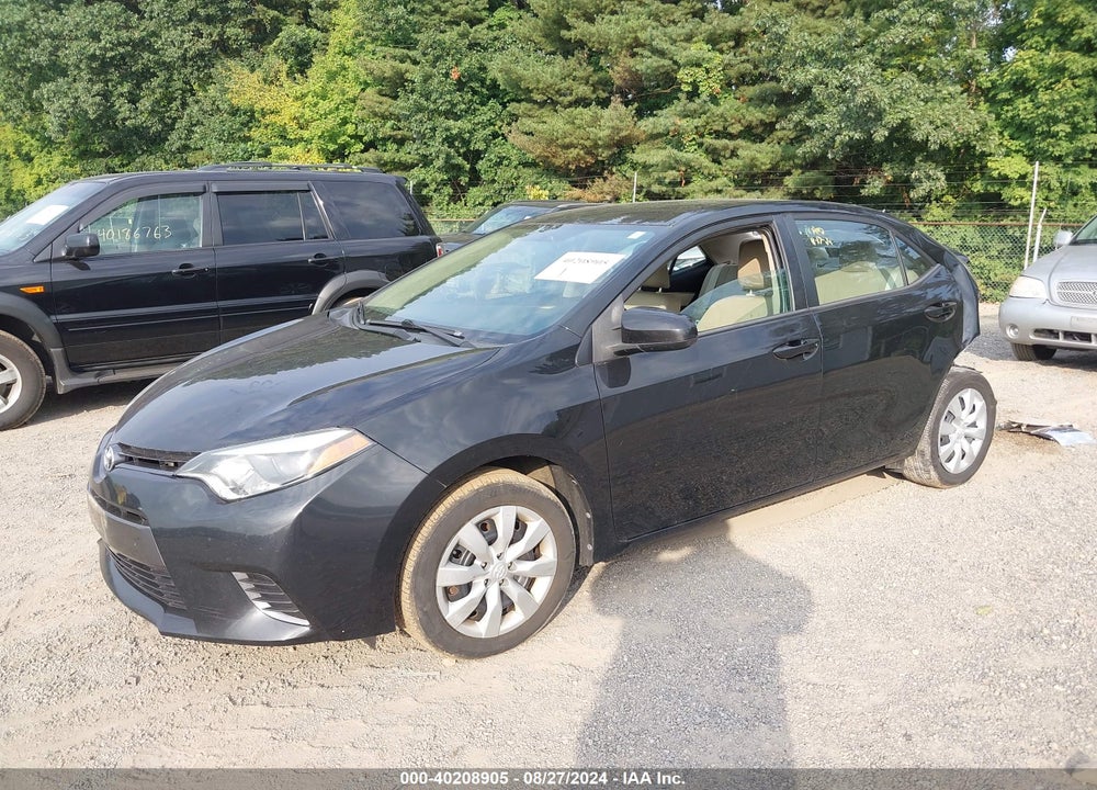 2015 TOYOTA COROLLA LE VIN: 2T1BURHE5FC473120