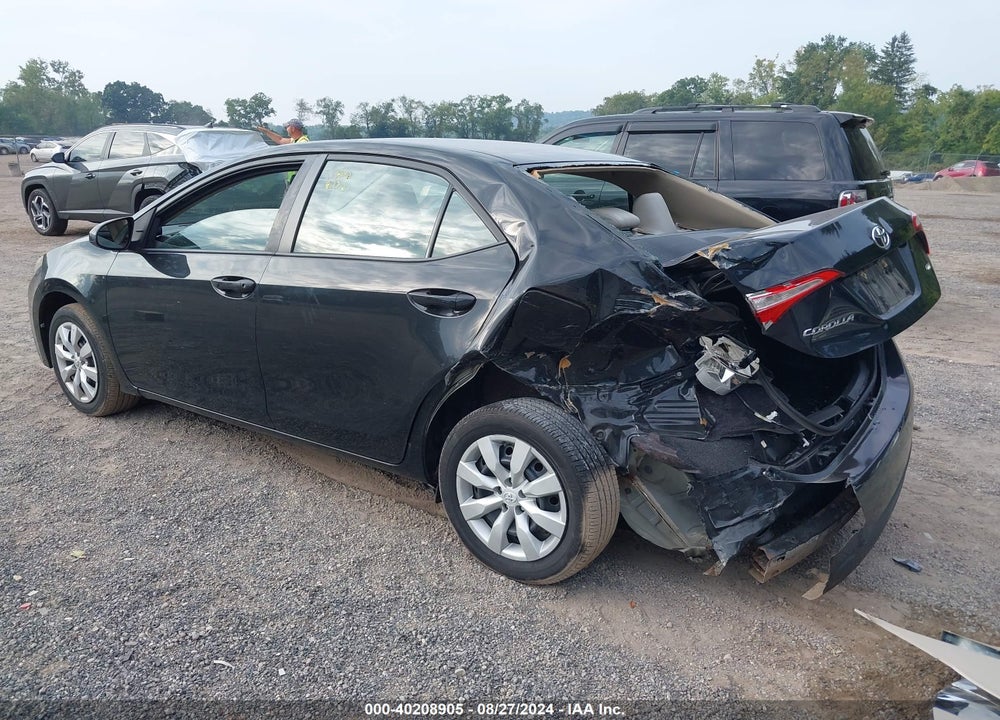 2015 TOYOTA COROLLA LE VIN: 2T1BURHE5FC473120
