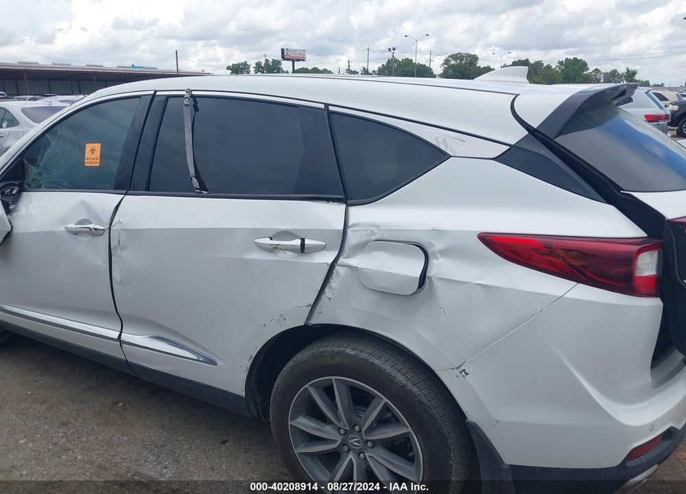 2022 ACURA RDX TECHNOLOGY PACKAGE VIN: 5J8TC1H55NL004174