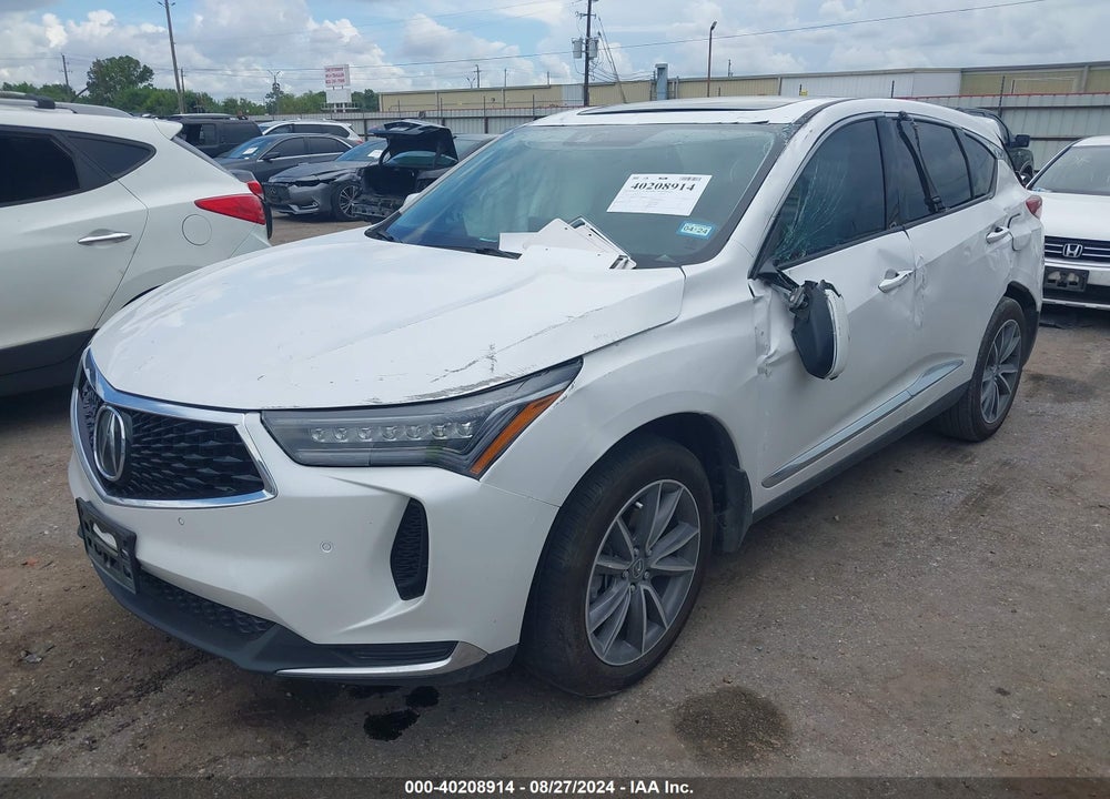 2022 ACURA RDX TECHNOLOGY PACKAGE VIN: 5J8TC1H55NL004174